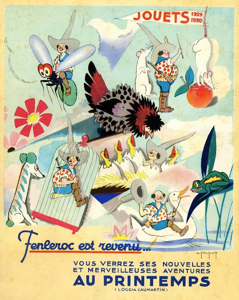 Фенлерок вернулся… by Луи Пельтье, 1929 — digital art print download
