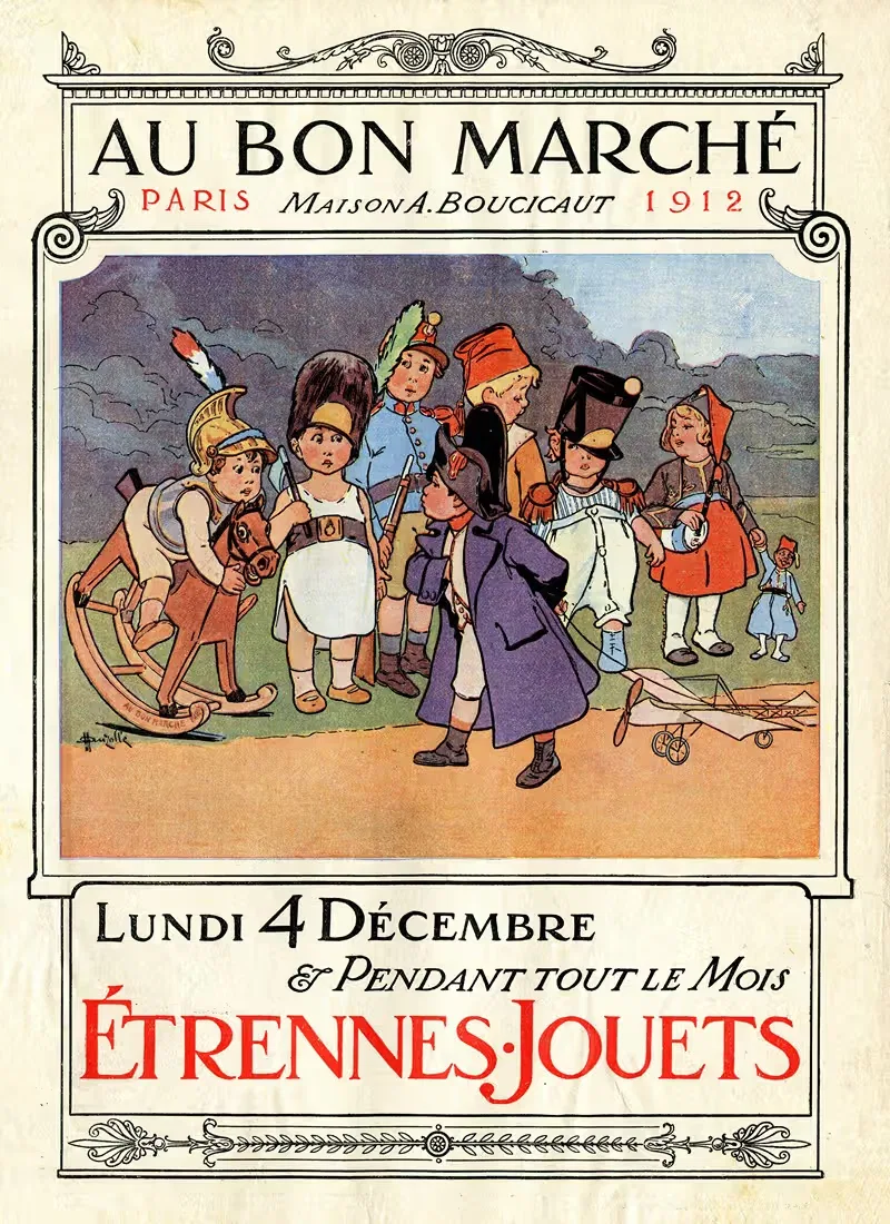 Au Bon Marché – Etrennes, jouets — Marcellin Auzolle