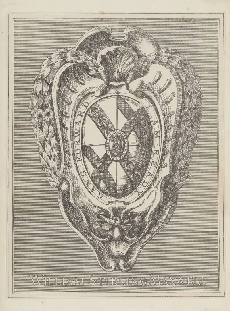Ex libris van Sir William Stirling Maxwell by William Stirling Maxwell — digital art print download