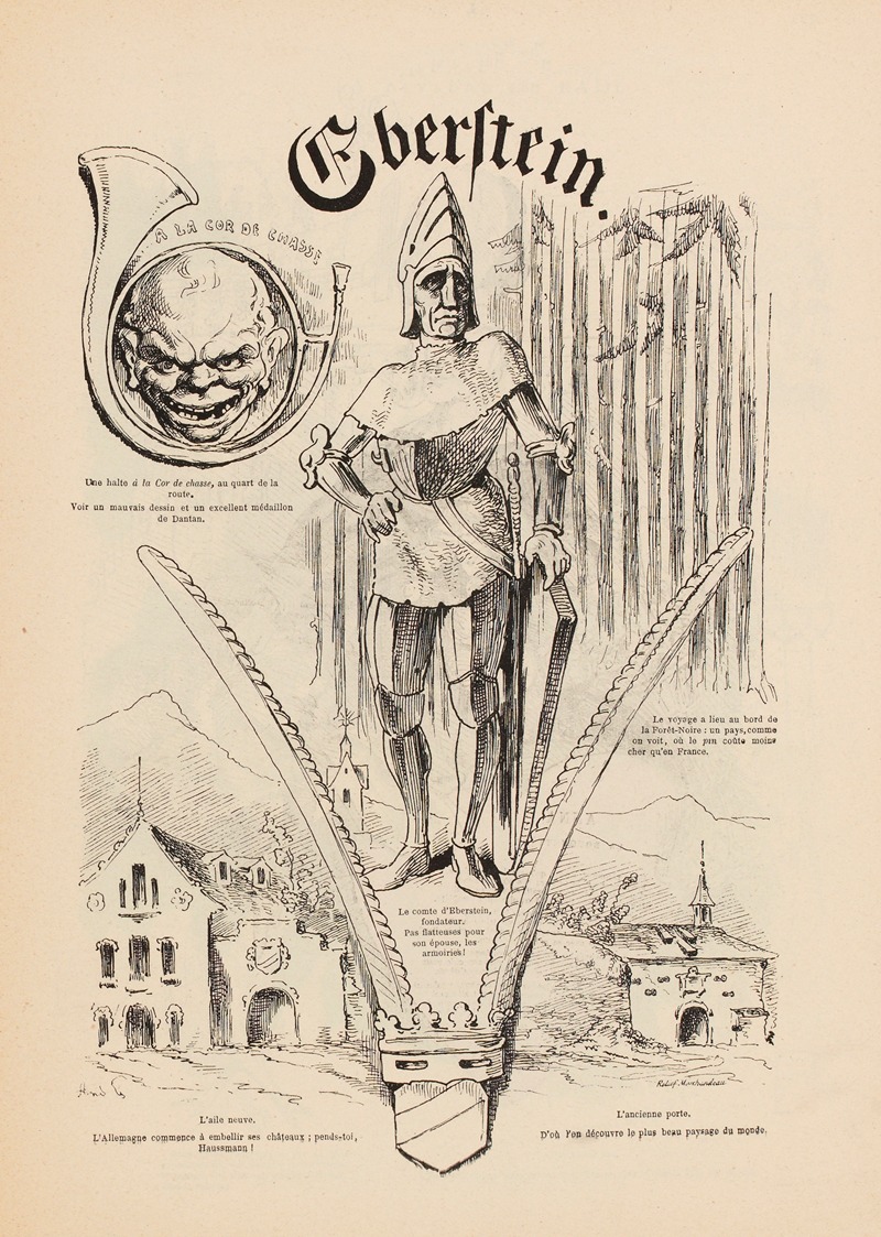 Eberstein by André Gill, 1869 — digital art print download