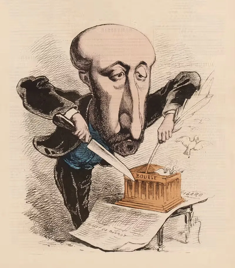 Эрнест Фейдо by Андре Жилл, 1868 — digital art print download