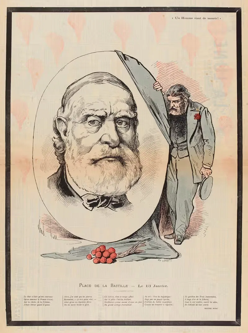 Франсуа-Винсент Распей by Андре Жилл, 1878 — digital art print download
