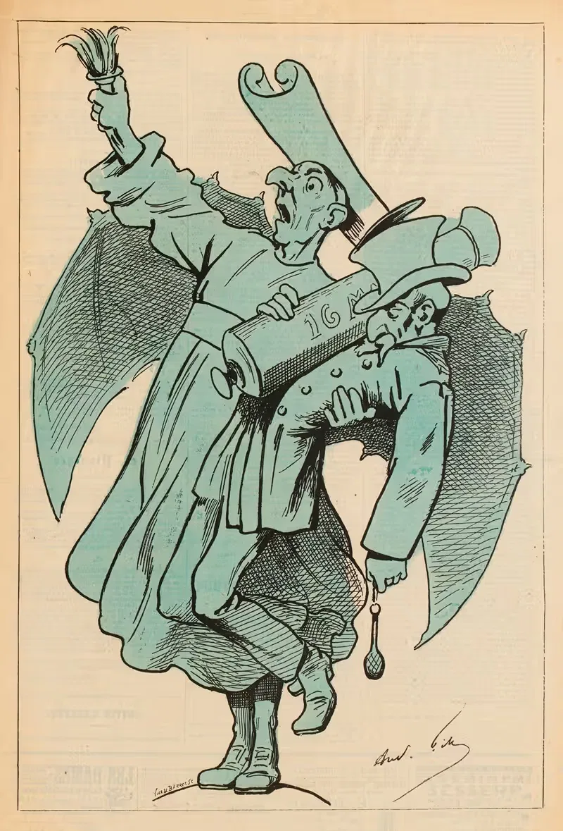 Gloria Victis (d'après Mercié) — André Gill