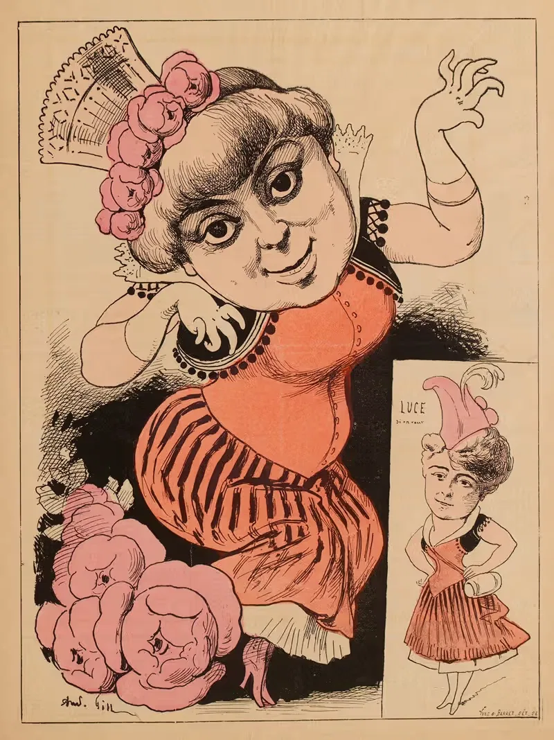 La Petite Muette, Mme Théo — André Gill