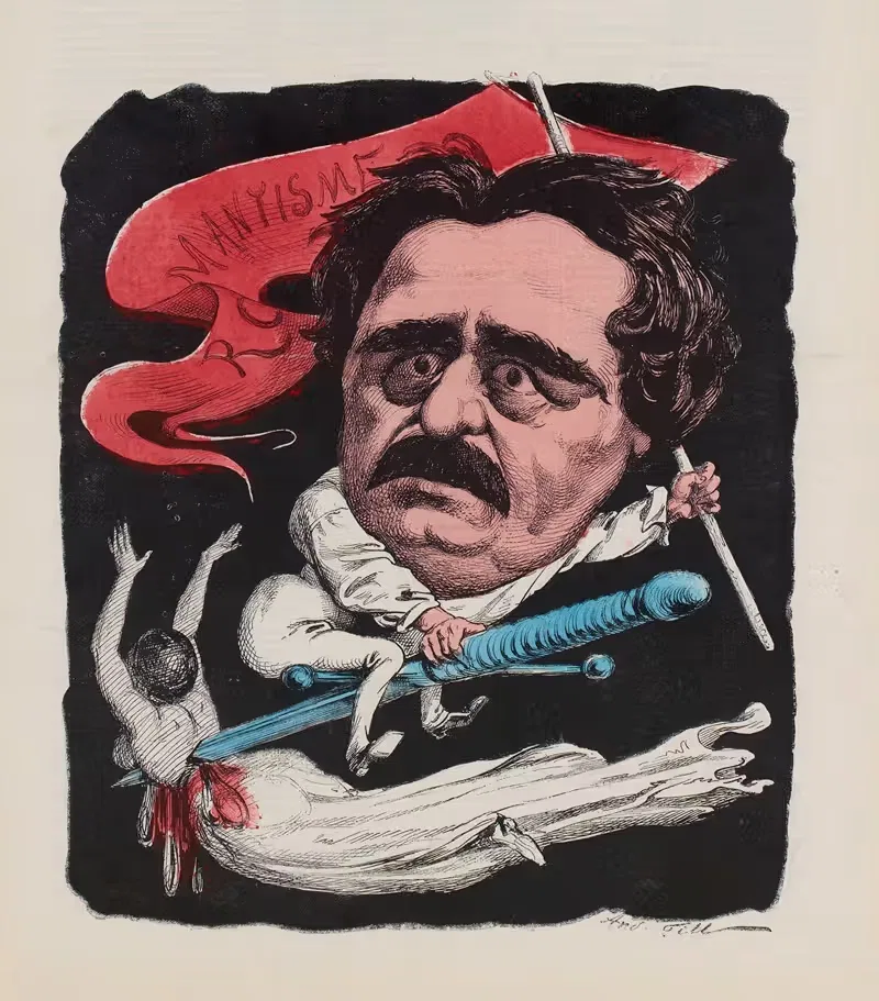 Лаферьер (роль Антони) by Андре Жилл, 1867 — digital art print download