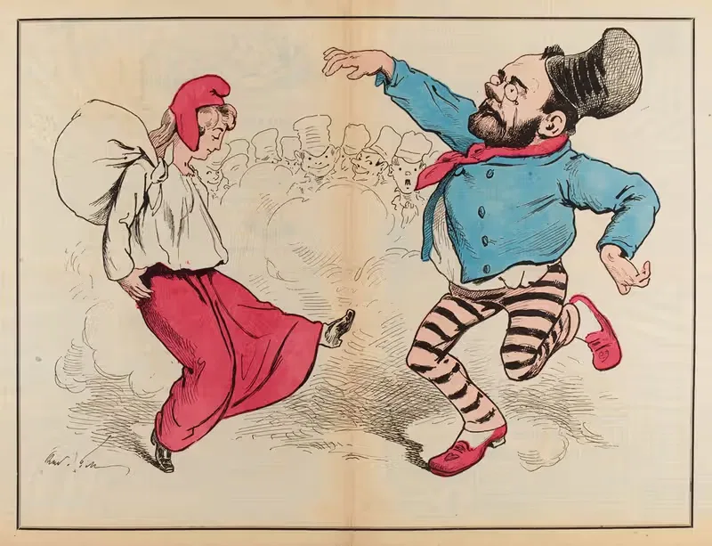 Столетие "Ассомоар by Андре Жилл, 1879 — digital art print download