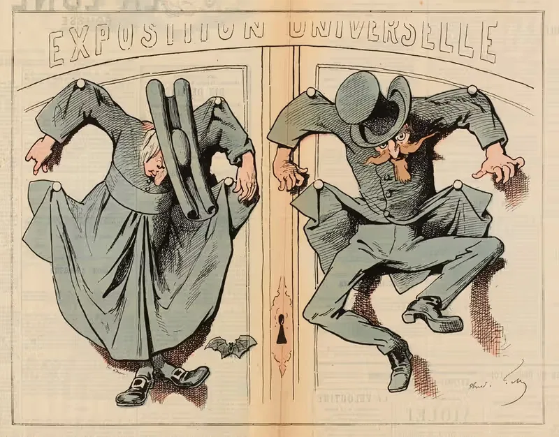 Les oiseaux de mauvais augure, par Gill — André Gill