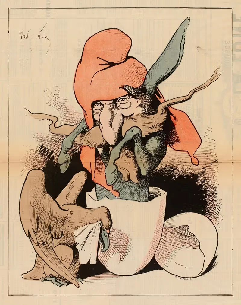 Пасхальное яйцо by Андре Жилл, 1878 — digital art print download