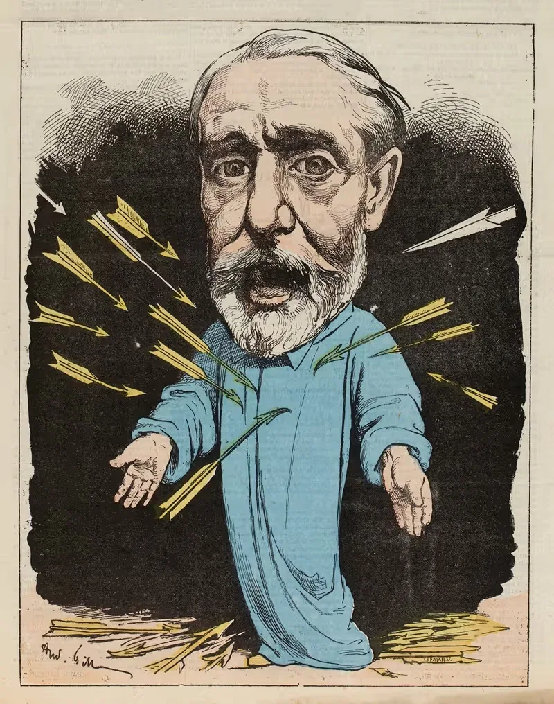 М. Шаллемель-Лакур by Андре Жилл, 1874 — digital art print download