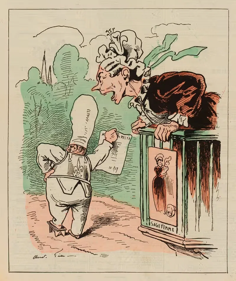 Объявляют о мужественных решениях by Андре Жилл, 1879 — digital art print download