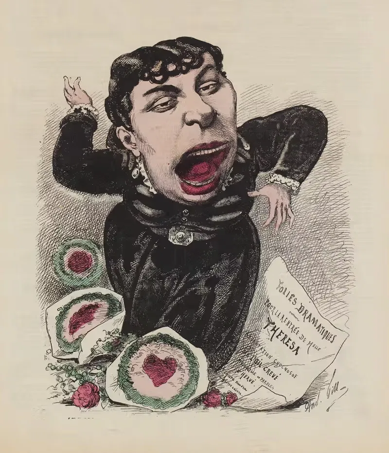 Воскресение Терезы by Андре Жилл, 1867 — digital art print download