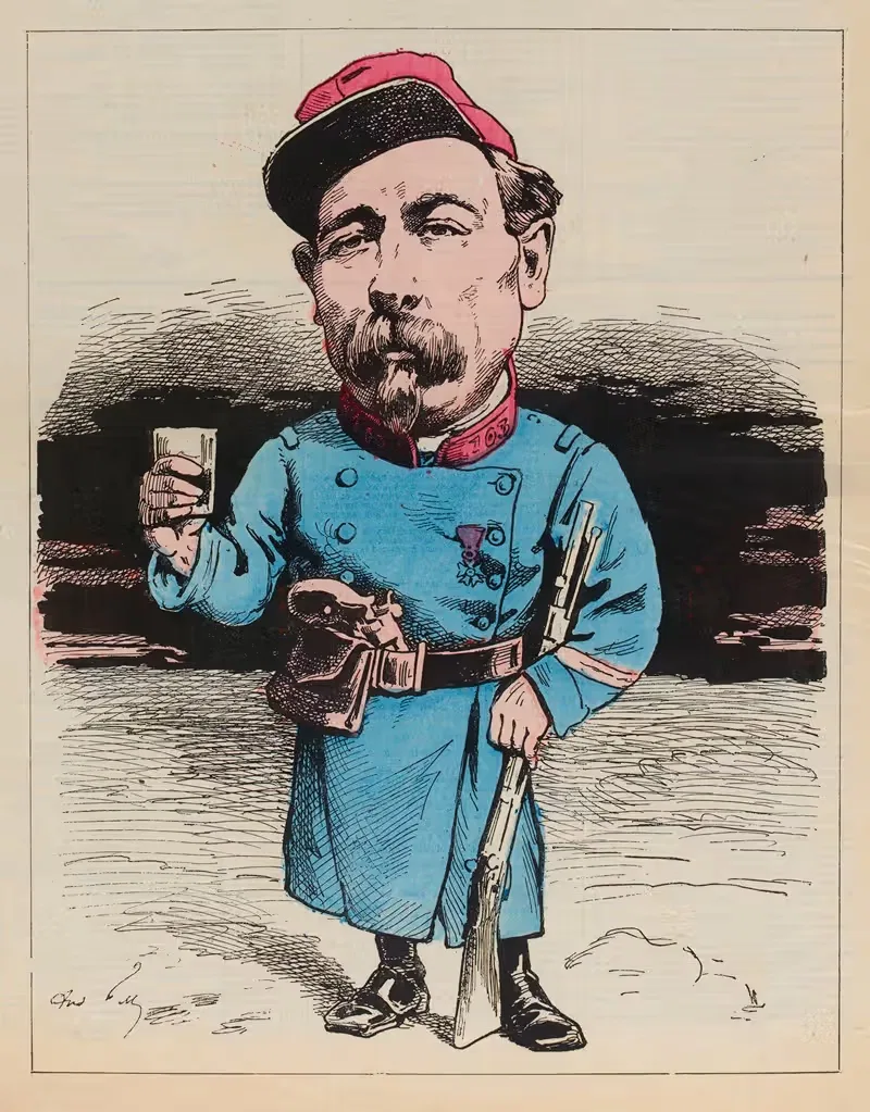 Сержант Хофф (1870) by Андре Жилл, 1870 — digital art print download