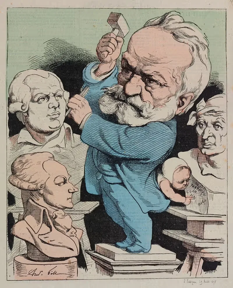 Victor Hugo by André Gill, 1875 — digital art print download