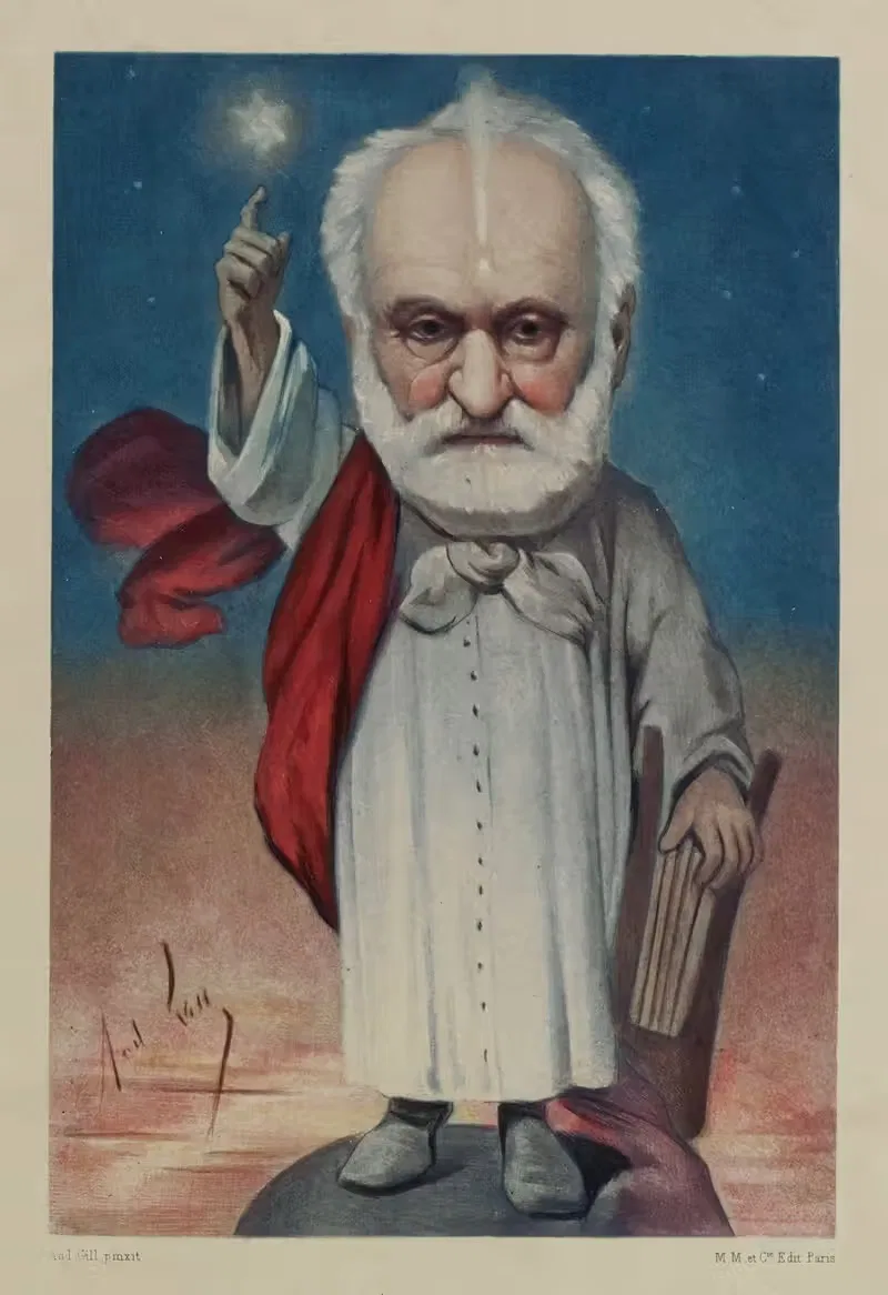 Виктор Гюго by Андре Жилл, 1885-1886 — digital art print download