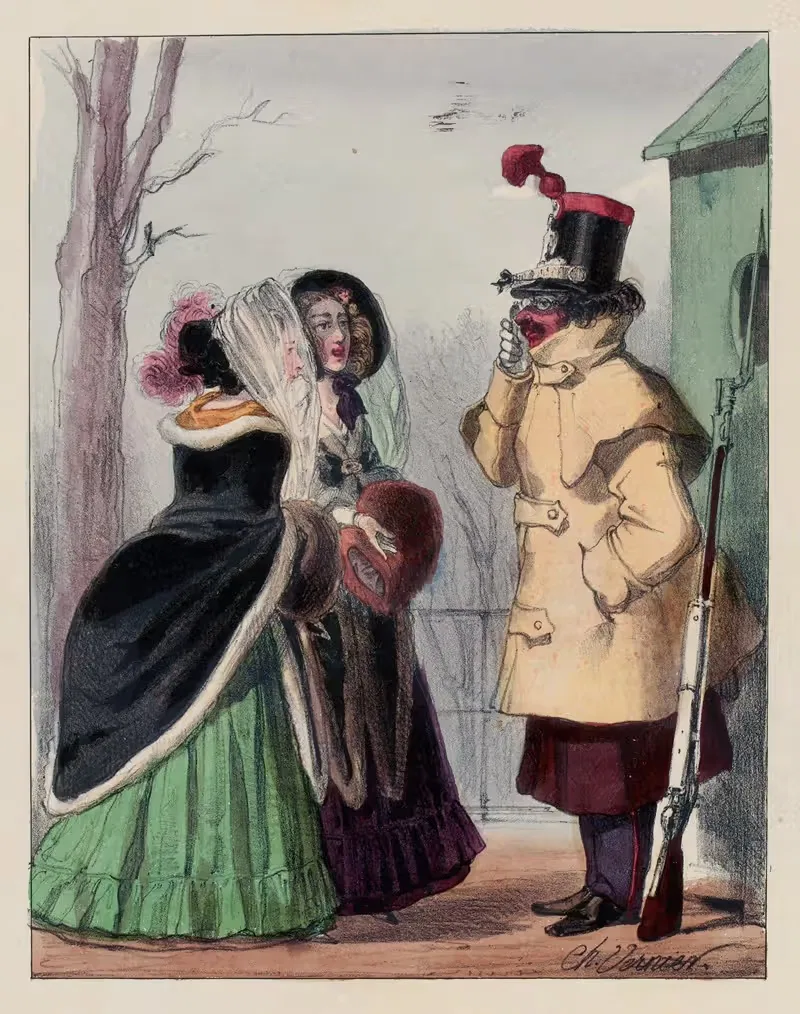 О, мой дорогой, как ты уродлив by Шарль Вернье, 1840 — digital art print download