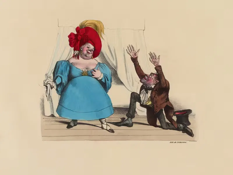 Вера Маю, я обожаю больших by Шарль-Жозеф Травьес де Вильер — digital art print download