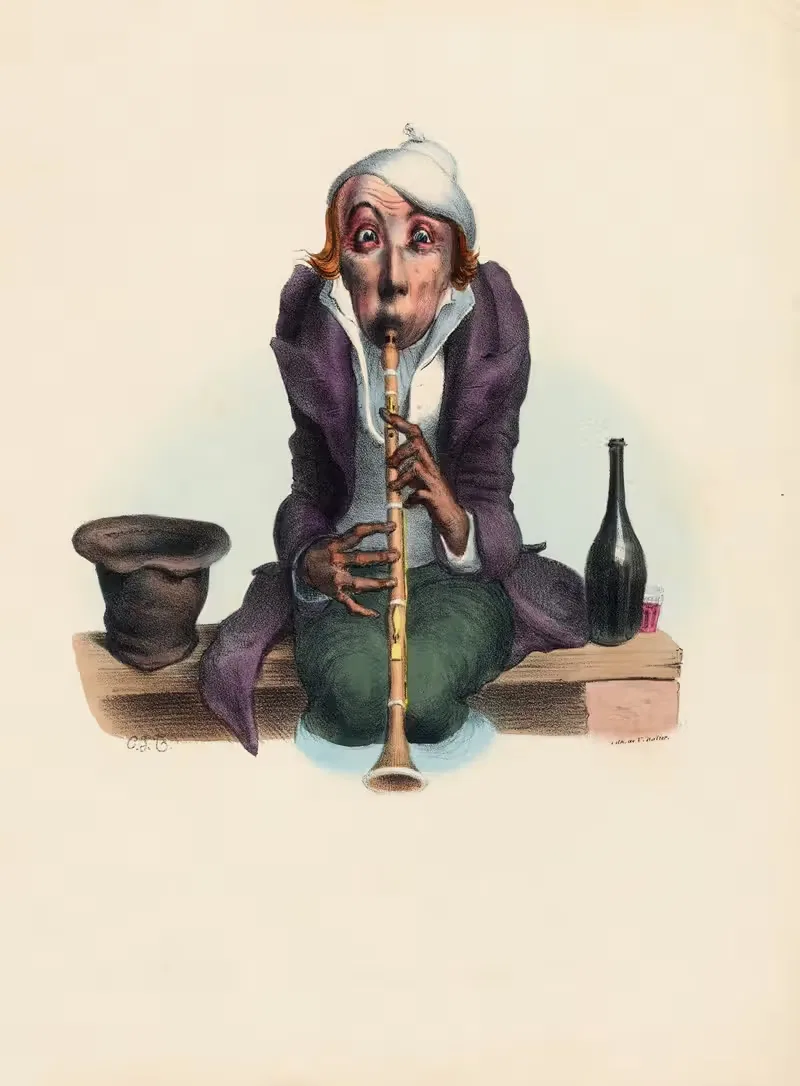 Jean Canardin,Clarinette de bal champêtre — Charles-Joseph Traviès de Villers
