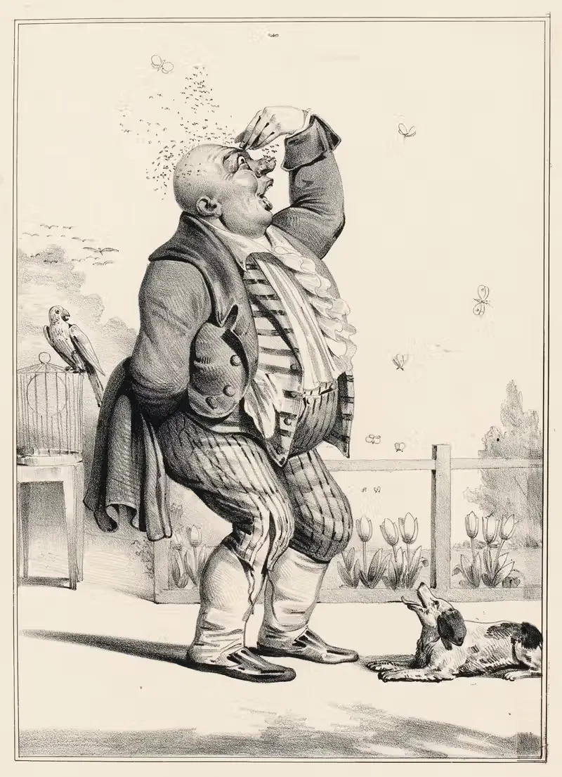 Mr. Jobard by Charles-Joseph Traviès de Villers — digital art print download