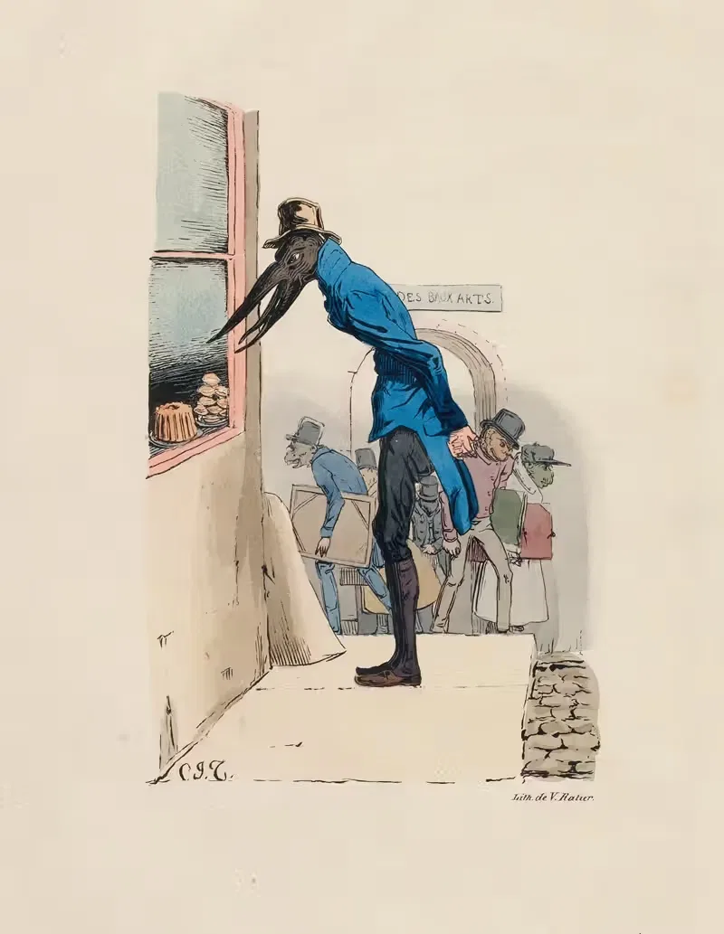Un artiste doit se nourrir d'observations — Charles-Joseph Traviès de Villers