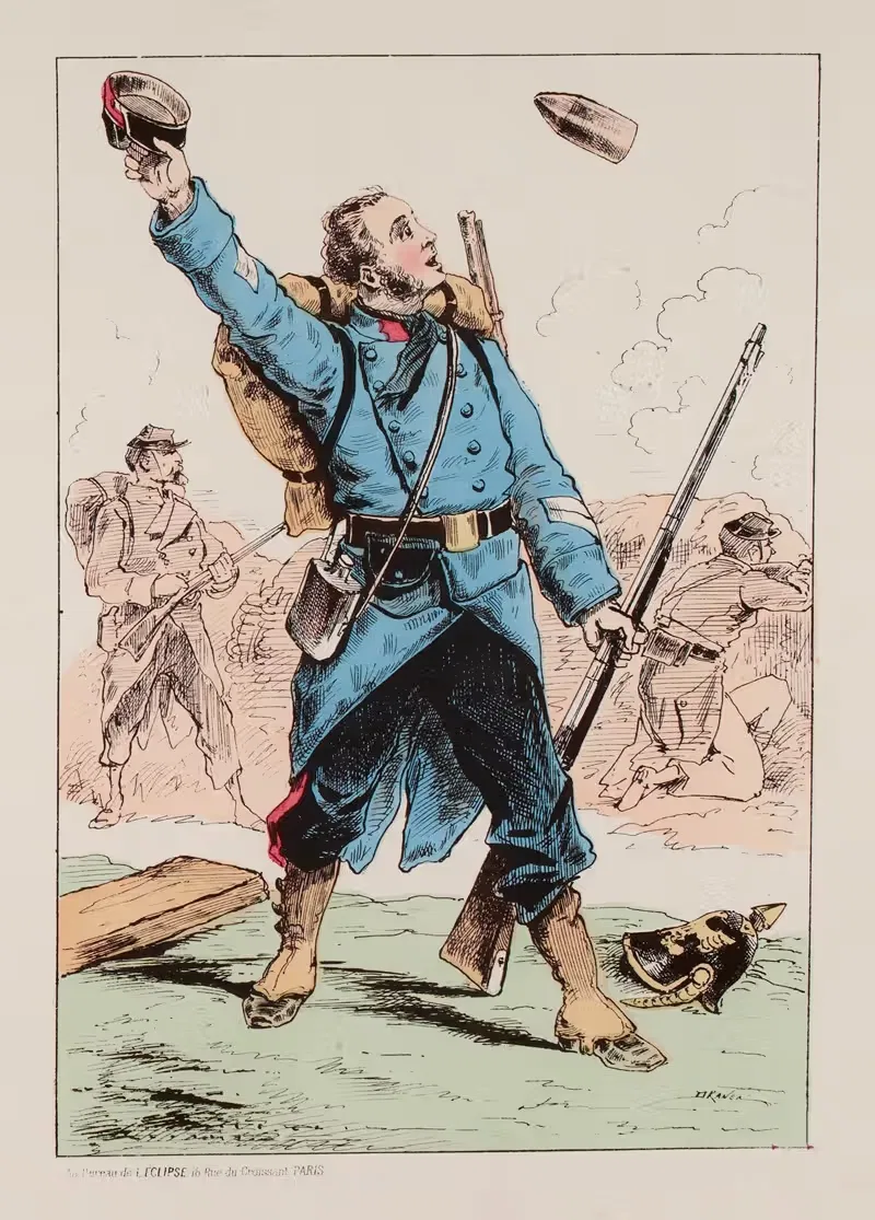 Батальон войны национальной гвардии by Дранер, 1871 — digital art print download