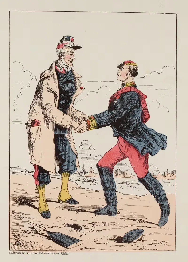 Chirurgiens de la garde nationale & de l’armée. — Draner