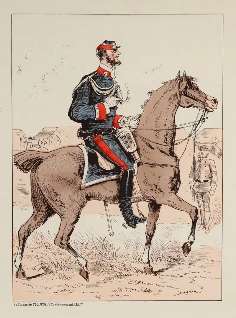 Национальная гвардия сидячая by Дранер, 1871 — digital art print download