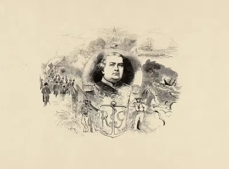 Адмирал Риголь де Женуйи by Эдмон Мори, 1873 — digital art print download