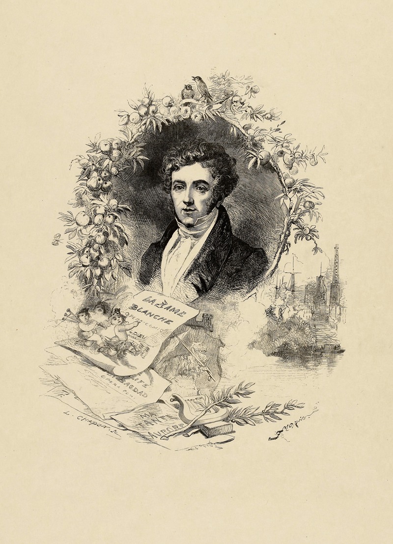 Boieldieu by Edmond Morin, 1875 — digital art print download