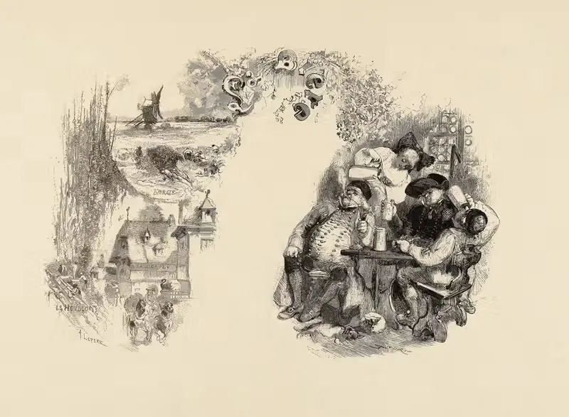 То, что мы пьем, пиво by Эдмон Мори, 1880 — digital art print download
