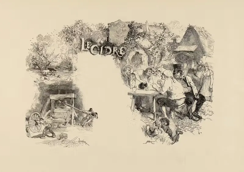 То, что мы пьем, сидр by Эдмон Мори, 1880 — digital art print download