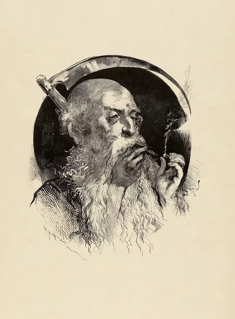 Последний дым by Эдмон Мори, 1875 — digital art print download