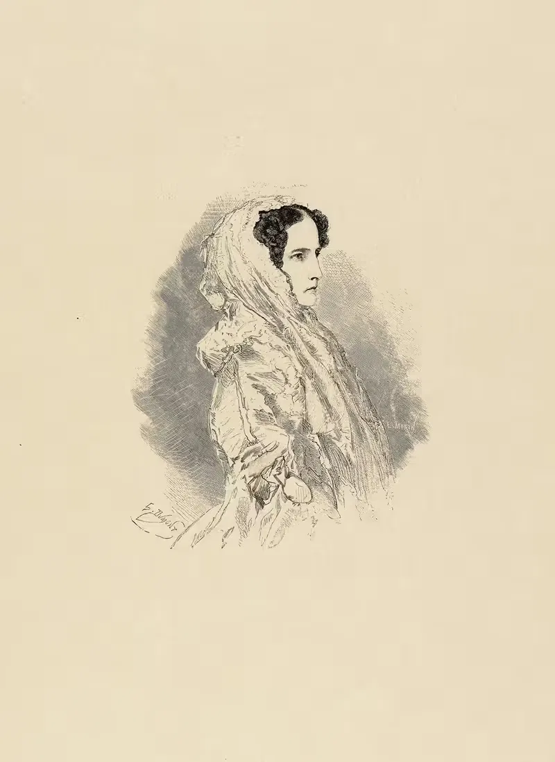 Императрица вдовствующая России by Эдмон Мори, 1860 — digital art print download