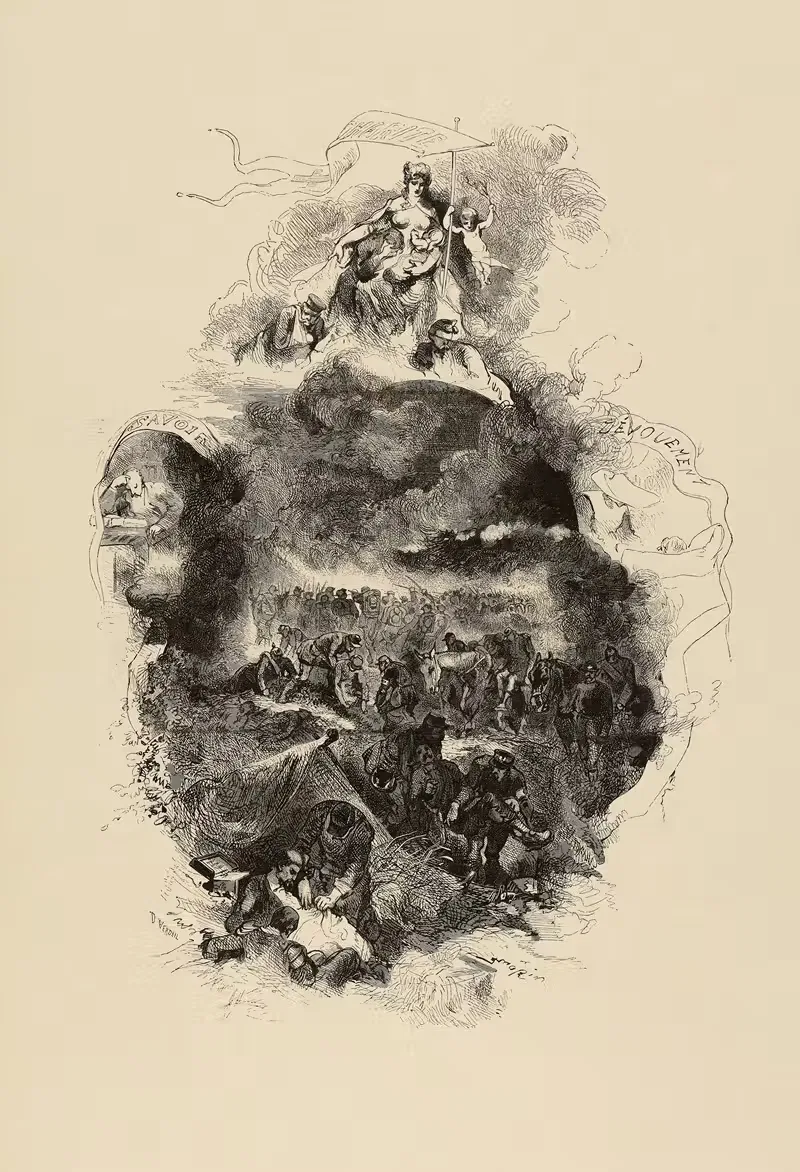 Война и милосердие by Эдмон Мори, 1870 — digital art print download