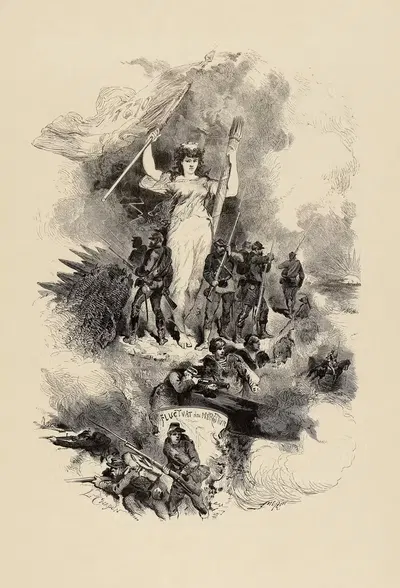 La résistance de Paris by Edmond Morin, 1870 — digital art print download