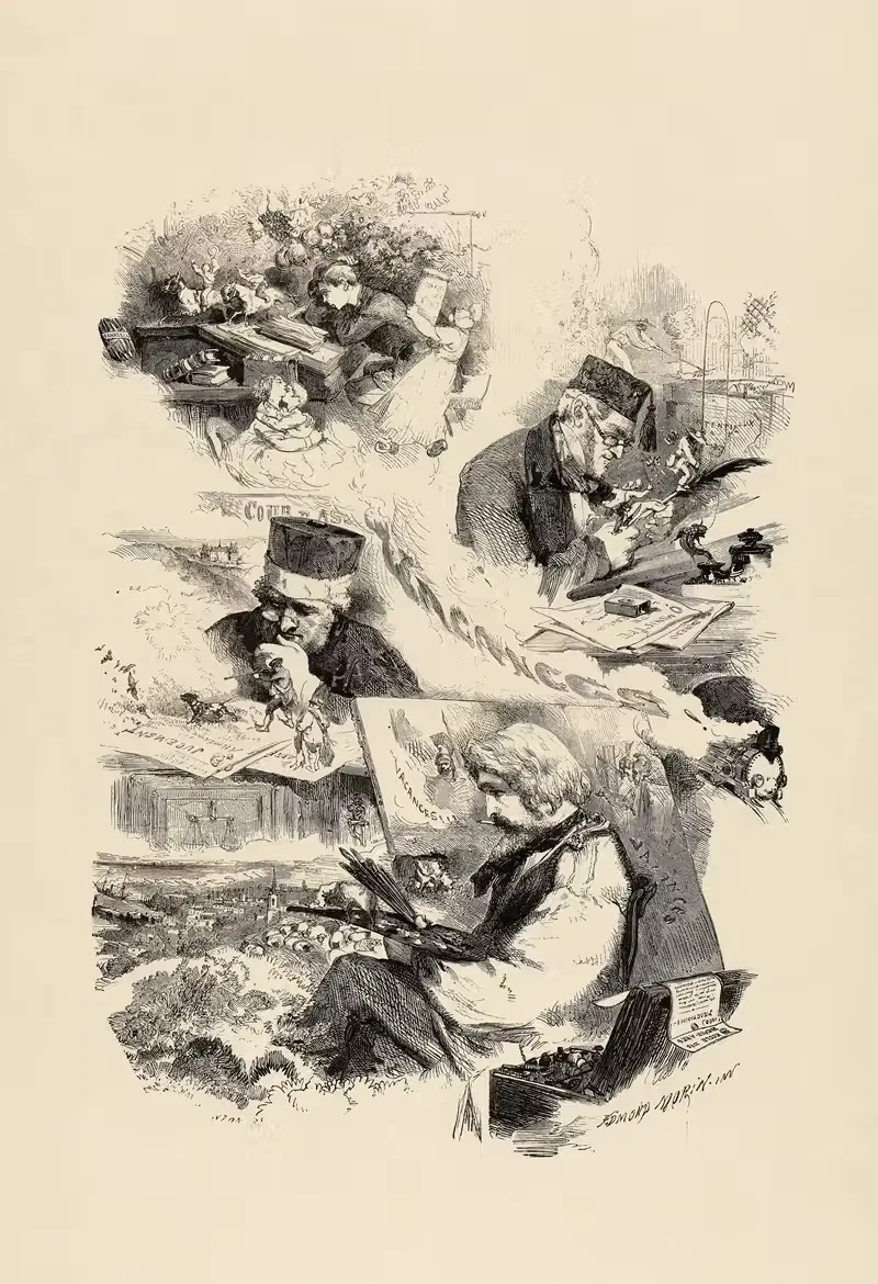 Мираж. Каникулы by Эдмон Мори, 1860 — digital art print download