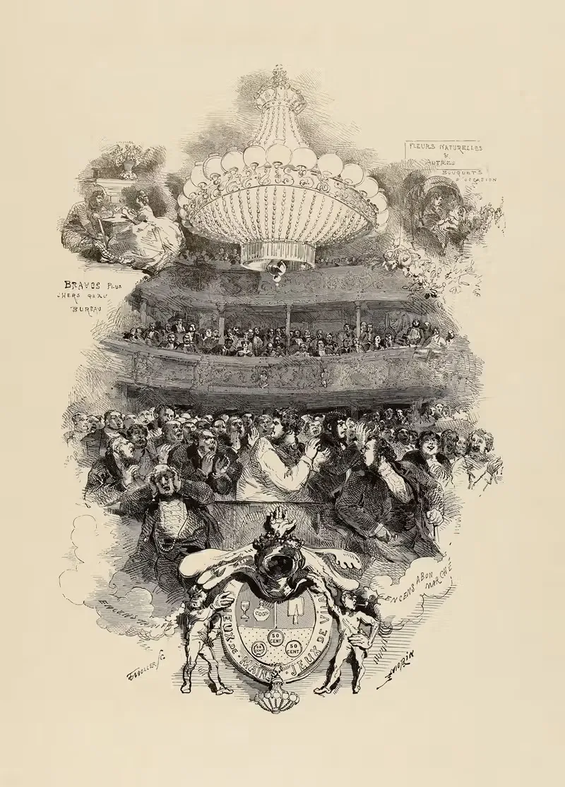Рыцари люстры by Эдмон Мори, 1866 — digital art print download