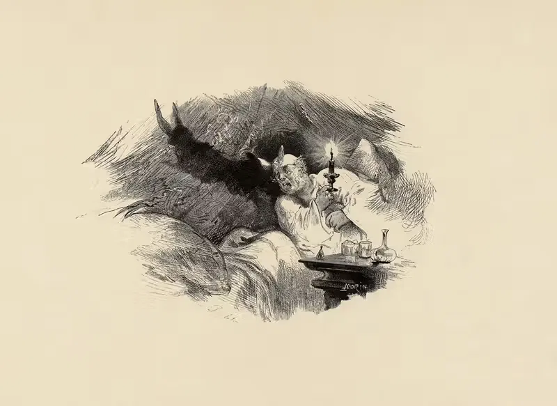 Говорящие тени by Эдмон Мори, 1880 — digital art print download