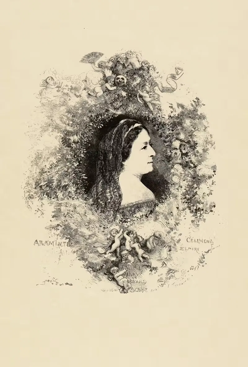 Мадам Арнульд-Плесси by Эдмон Мори, 1876 — digital art print download