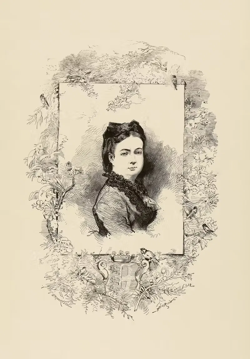 Мадам маршал Мак-Маон by Эдмон Мори, 1874 — digital art print download
