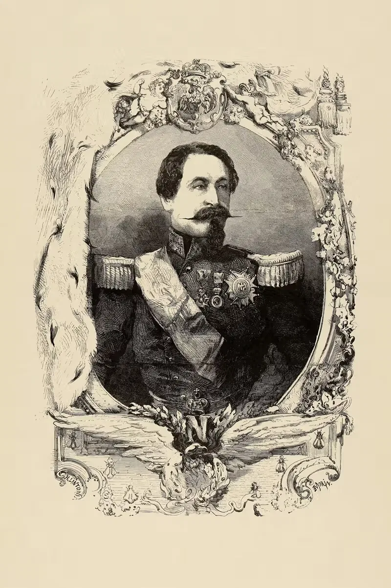 Наполеон III by Эдмон Мори, 1859 — digital art print download