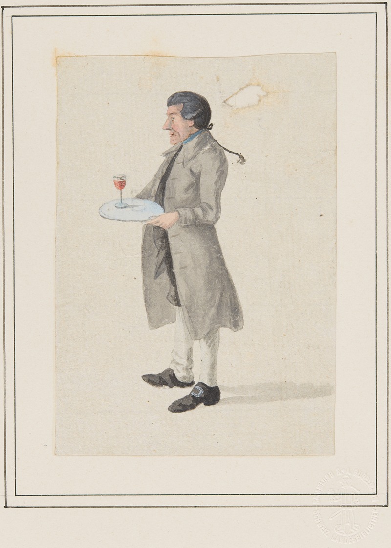 Официант курорта Блуменштайн by Эмануэль Дженнер, 1804 — digital art print download