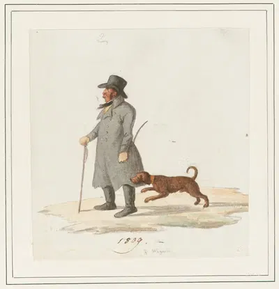 Гость курорта Бад Блуменштайн by Эмануэль Дженнер, 1809 — digital art print download