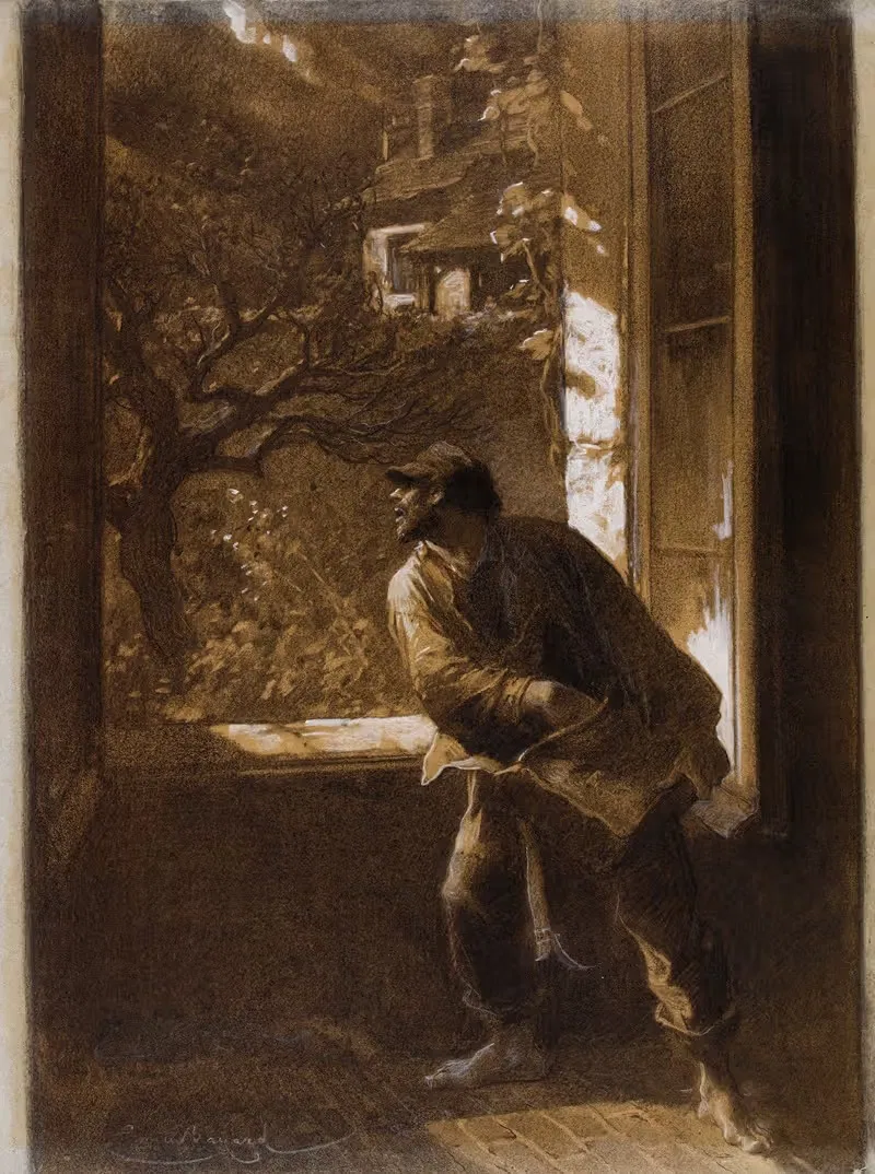 Пробуждённый человек by Эмиль-Антуан Баяр, 1879-1880 — digital art print download