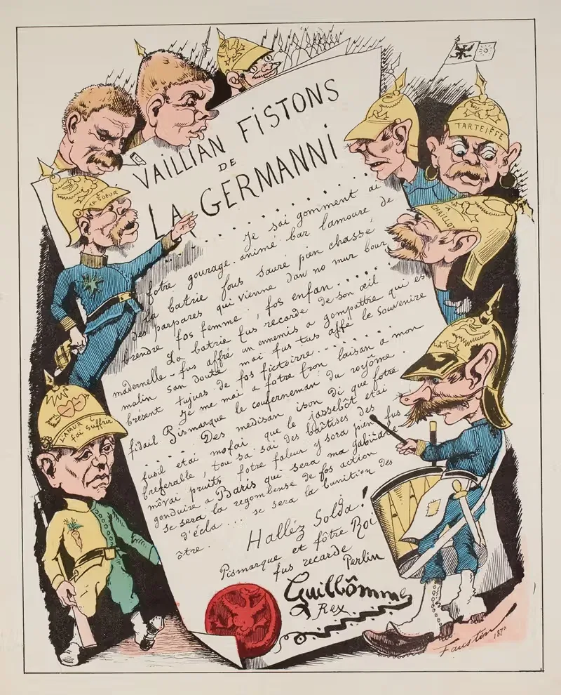 Actualité par Faustin. Proclamation du roi de Prusse — Faustin Betbeder