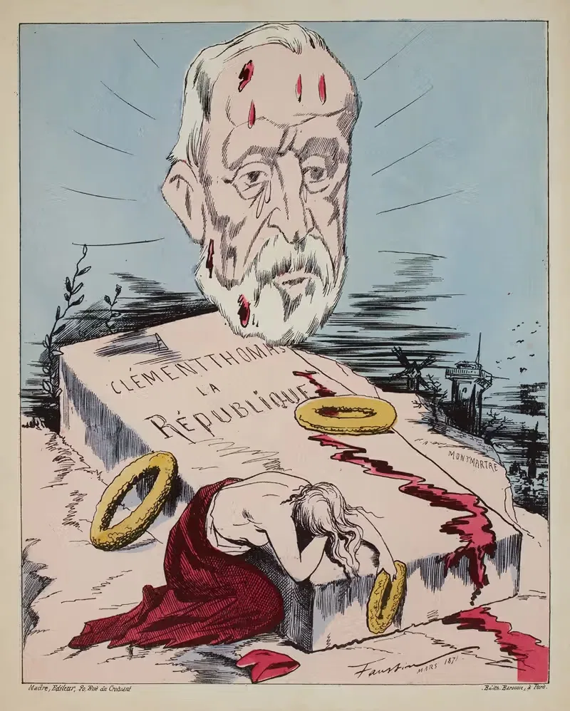 Клеман Томас. Sunt lacrimae rerum by Фостен Бетбеде, 1871 — digital art print download