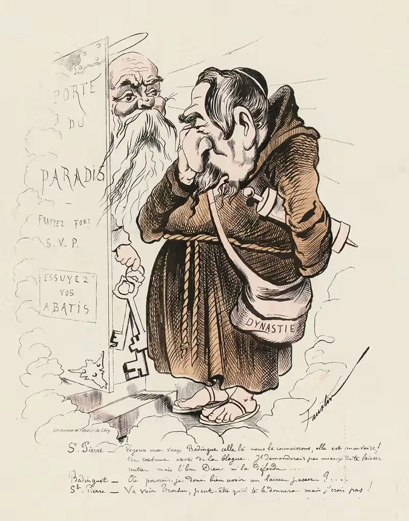 Святой Пьер и Святой Болдинг by Фостен Бетбеде, 1870 — digital art print download