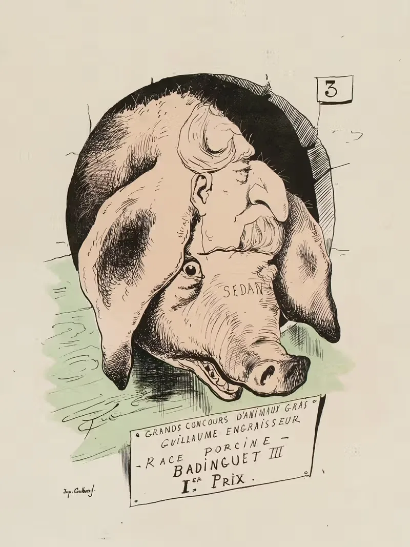 Животное на откорме.. by Фостен Бетбеде, 1870 — digital art print download