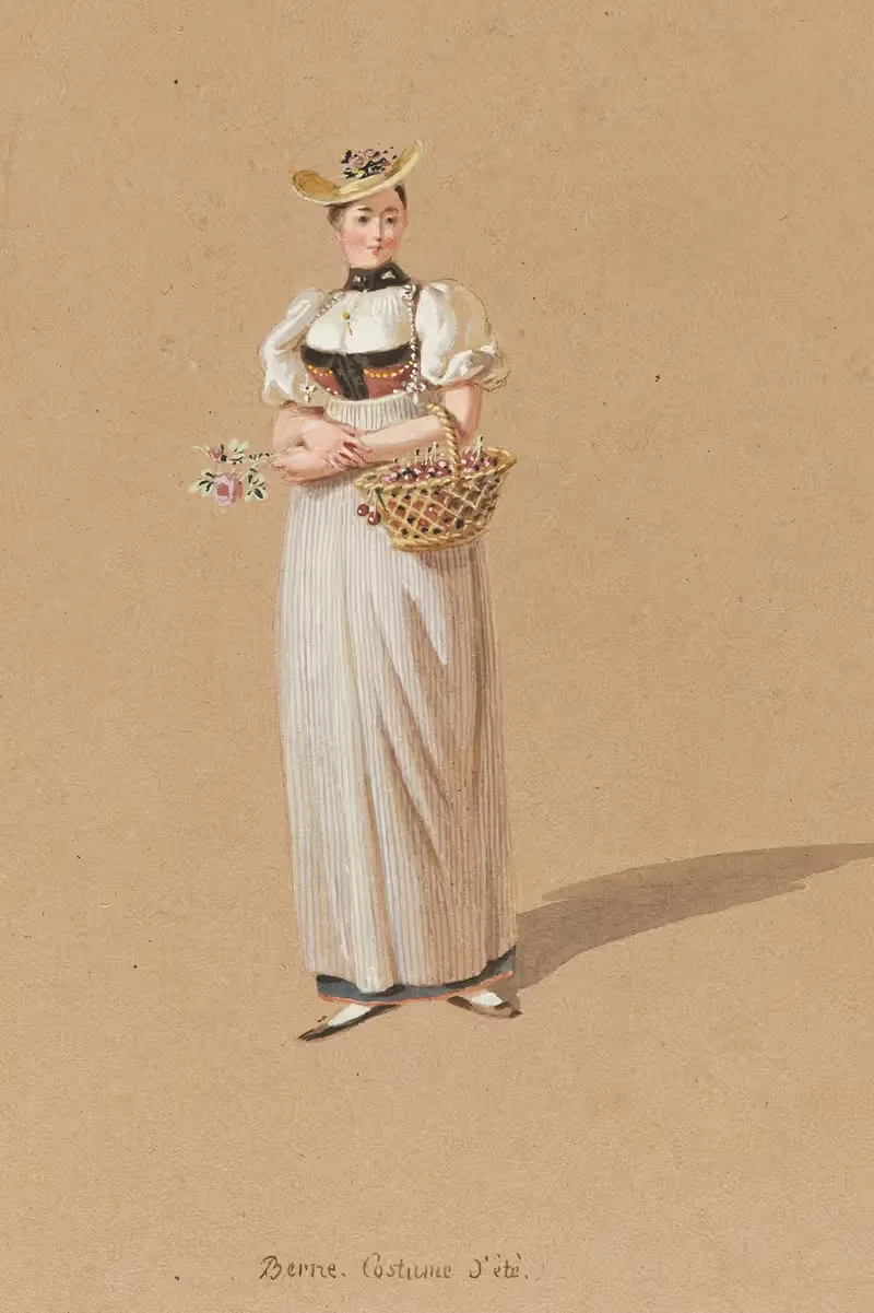 Берн. Летний костюм by Франц Никлаус Кёниг, 1821 — digital art print download