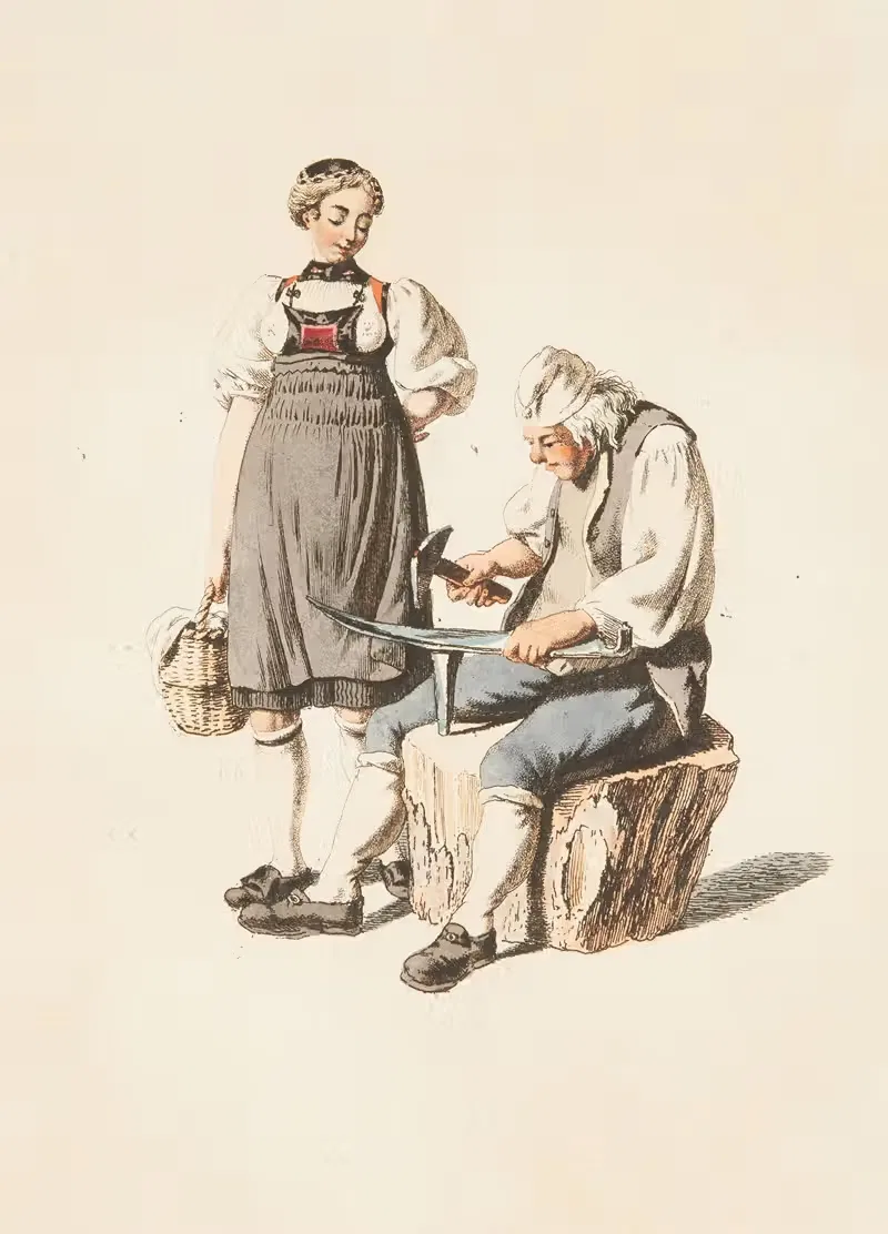 Берн. Гуггисберг by Франц Никлаус Кёниг, 1809 — digital art print download