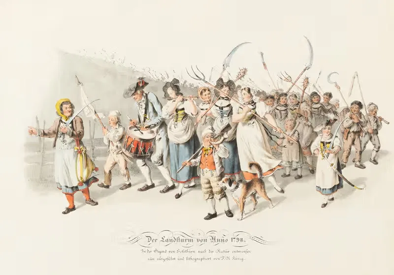 Der Landsturm von Anno 1798 — Franz Niklaus König